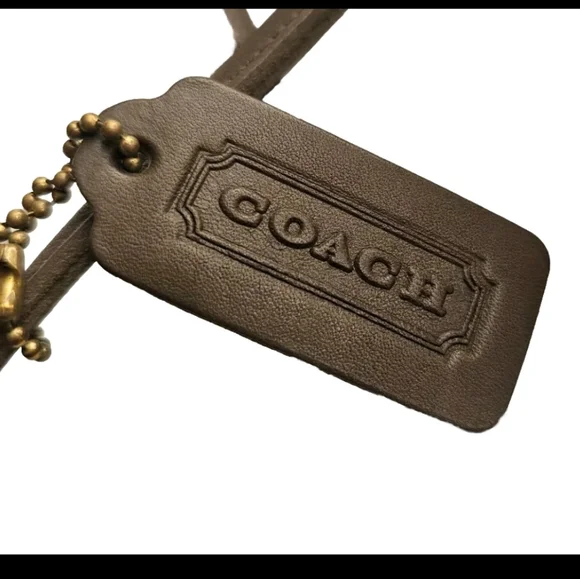 VINTAGE COACH TAUPE BROWN CROSSBODY SCOOTER CROSSBODY BAG #9893